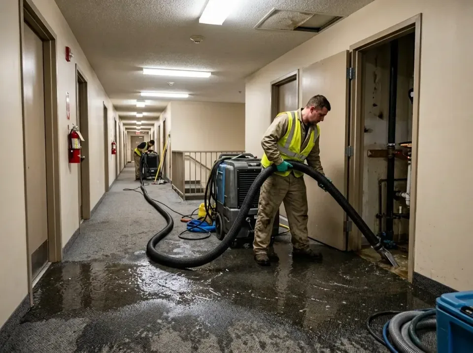multi-unit-apartment-hallway-f-005 — frequently asked questions, Emergency Burst Pipe Water Extraction & Removal in Mason Ci…